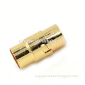 fashion copper button metal magnetic clasp jewelry accessories
